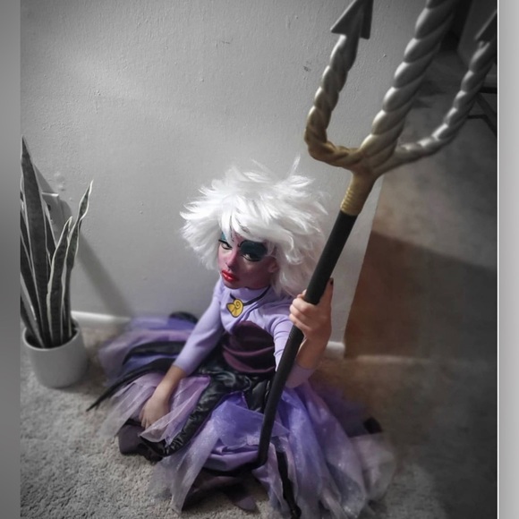 Triton Greek Roman God Weapon Prop Mermaid Aquaman Costume-Adjustable Height - Picture 5 of 6